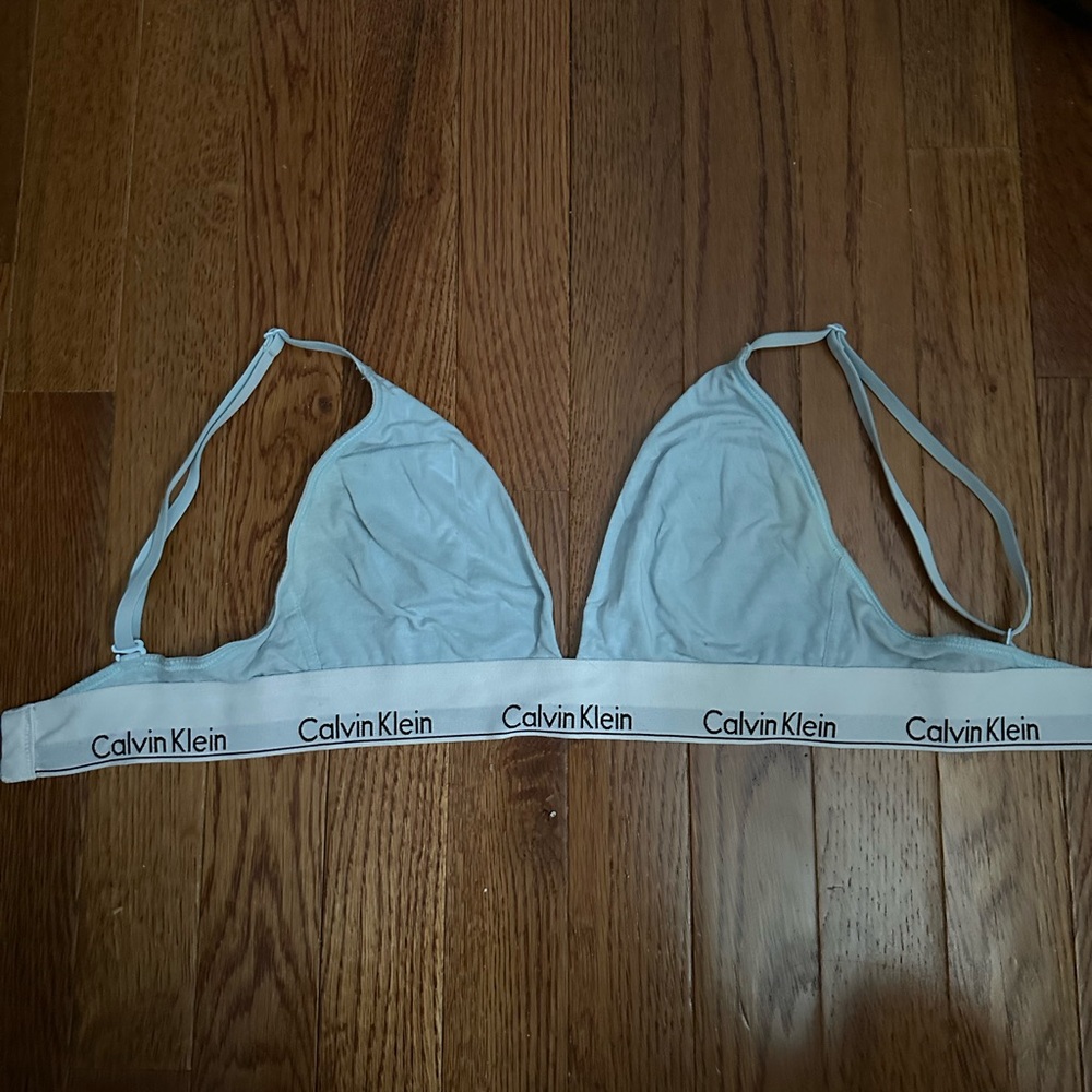 Calvin Klein Light Gray Bralette